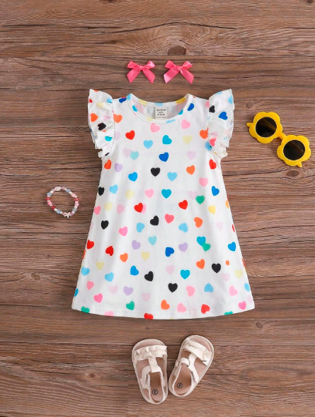Talla: 18-24M. Vestido de verano para bebé niña, casual.