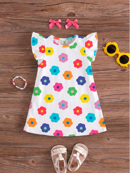Talla: 12-18M, Vestido de verano para bebé niña, casual.