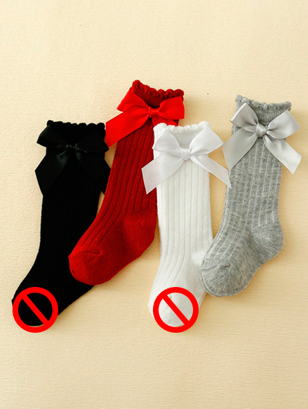 Talla: 0-6M. Calcetines De Tubo De Burbuja De Lazo.(x Unidad)