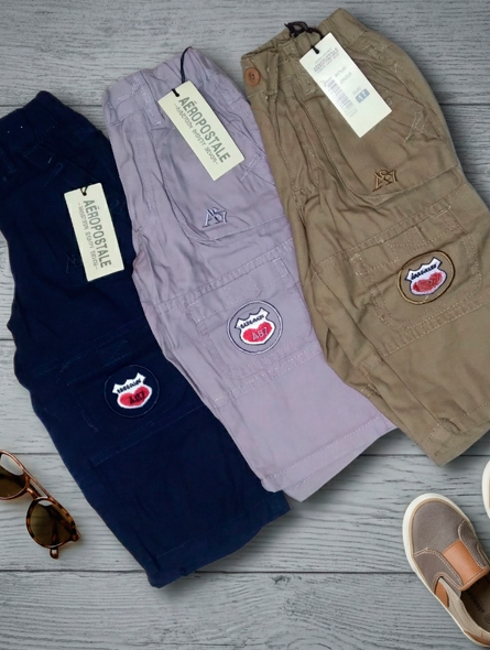 Talla: 1T-4T. Pantalones cargo de niños. Tallas y Colores Variados. Precio x Unidad